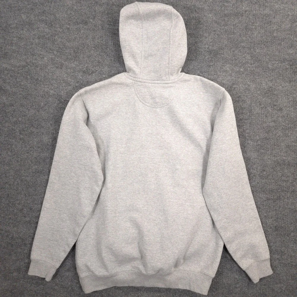 Carhartt Hoodie Mens M Gray Heather Marquette Loose Fit Lincoln Sudbury Warriors